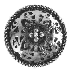 Inviting Home Inc. - Moroccan Knob, Bright Nickel - Cabinet And Drawer Knobs