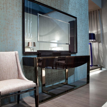 Selling: Eclipse Mirror, Eclipse Console, Sempre Chair, Bon Ton Floor Lamp