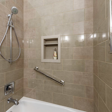 Hall Bathroom Renovation on Briarwood - shower