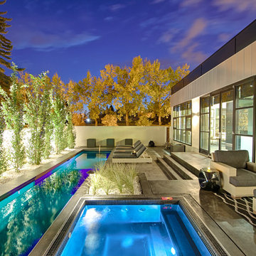 Patio - California Contemporary in the Heart of Calgary