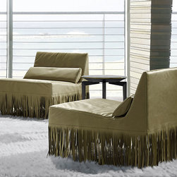 Fringe Armchair, Gamma International, Italy - Armchairs And Accent Chairs
