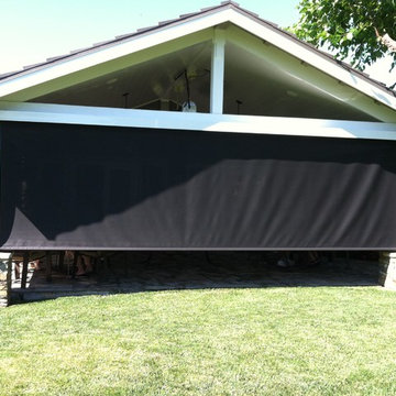 Out Door Motorized Sunscreen Shades