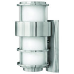 Hinkley - Hinkley 1904SS Saturn - 16" One Light Outdoor Wall Lantern - Hinkley Lighting has been driven by a passion to blend design and function in creating quality products that enhance your life.