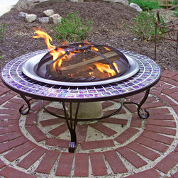 Glass Mosaic Fire Table - Fire Pits