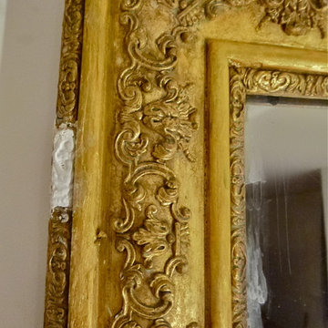 Restauration d'un cadre doré