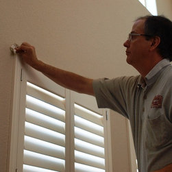 Hunter Douglas Palm Beach Shutter install - Interior Shutters