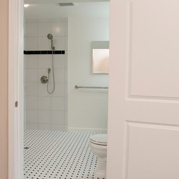 ADA Compliant Bathroom With Wheelchair Accessible Shower