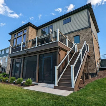 Second-Story Waterproof Deck