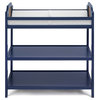 Suite Bebe Brees Contemporary Wood Changing Table in Midnight Blue/Brownstone