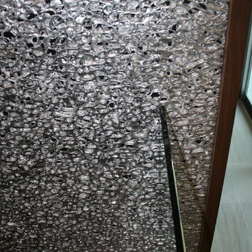 Modern Stair Project with Glass Panels