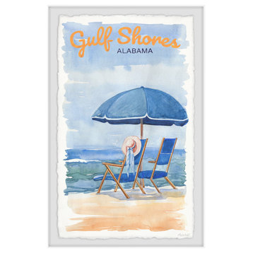 "Gulf Shores" Framed Painting Print, 8x12
