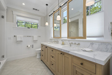Transitional bathroom photo in San Francisco