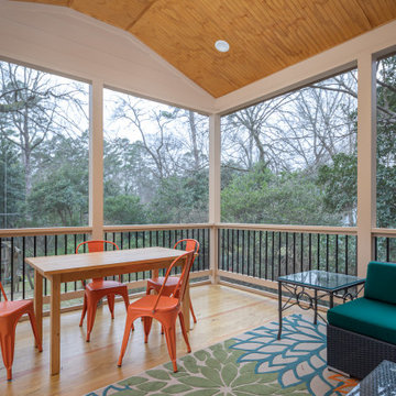 Screened porch treehouse