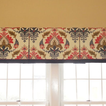 box pleated valances