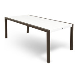 Trex&reg; Outdoor Furniture&trade; Surf City Collection 36" x 73" Dining Table in Textured - Outdoor Dining Tables