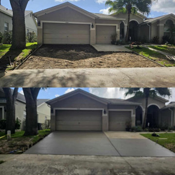Driveway Section(s) Replacement - Valrico, FL