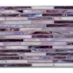 Gigi's Groovy Stixx- AlysEdwards Glass Tile- Purple Haze - Tile