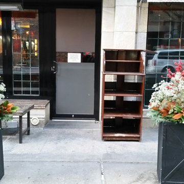Outdoor planters by New York plantings