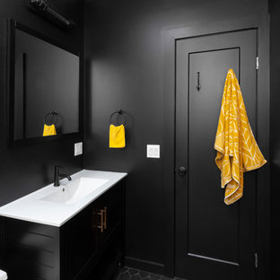 Black And Yellow Bathroom Ideas | Houzz