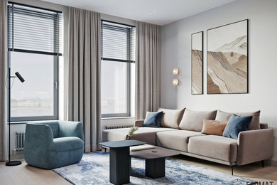 "LEGENDA 65" дизайн интерьера квартиры в современном стиле. 90 кв.м
