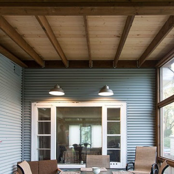 Rustic Grey & Wood Decking