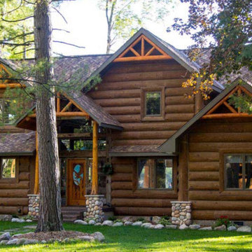 Concrete Log Siding Homes