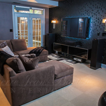 Remodeled Media Room