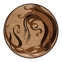 Oshkosh Designs Laurel Inlay Medallion - Hardwood Flooring