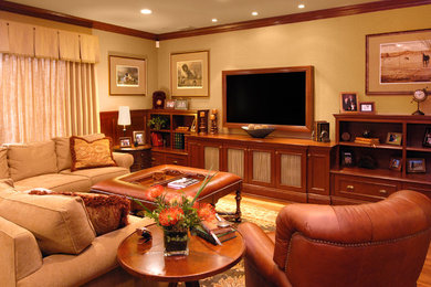 Example of a classic home theater design in New York