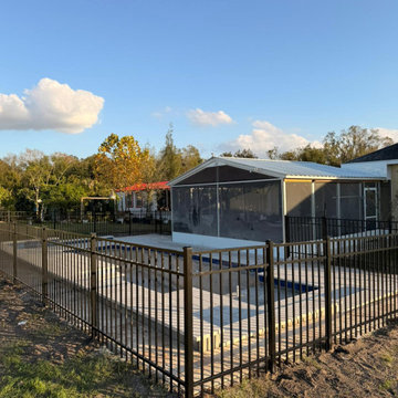 Aluminum Pool Fence Installation – Boca Raton, Florida