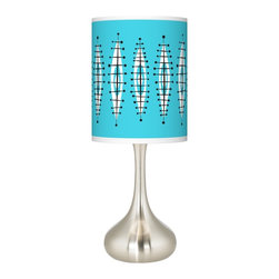Ragnar - Vibraphonic Bounce Giclee Droplet Table Lamp - Table Lamps