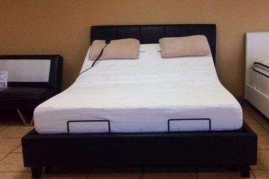 Queen Size Adjustable Bed + Plattform + Memory Foam Mattress