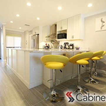 Light and Bright Home with Colonial II Maple Alabaster Cabinets Throughout