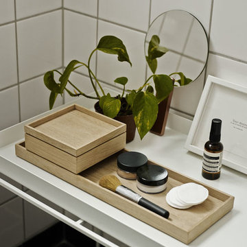 NOMAD TRAY und BOX als Badezimmer Accessoires aus Holz