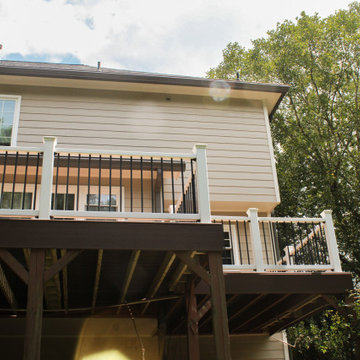 James Hardie Siding Replacement and Trex Deck Resurface in Powder Springs, GA