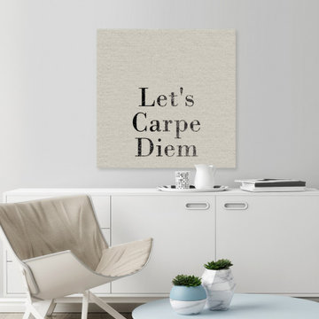 "Let's Carpe Diem" Painting Print on Wrapped Canvas