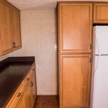Transitional Kitchen Refaced with Italian Laminate