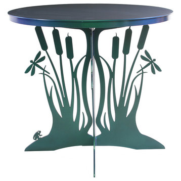 Cattail Dragonfly Patio Table