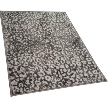 Exotic Leopard Print Area Rug Accent Rug Carpet Runner Mat, Reflections, 7x10