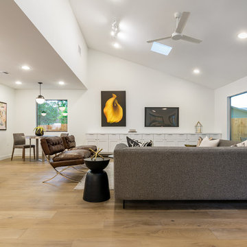ATX Custom Home-Wire Brushed Loano White Oak