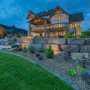 Luxury Backyard Retreat with Armour Stone & Water Feature | Genesis on the Lakes
