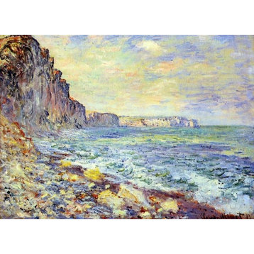 Claude Oscar Monet Morning by the Sea 18"x27" Premium Canvas Print