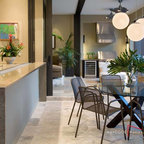 Poolside Outdoor Kitchen - Contemporary - Patio - St Louis - by Mosby