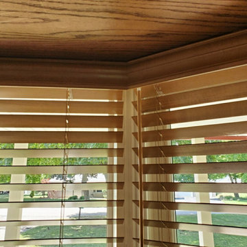 Bay Window Wood Blinds