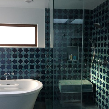 Mediterranean inspired bathroom
