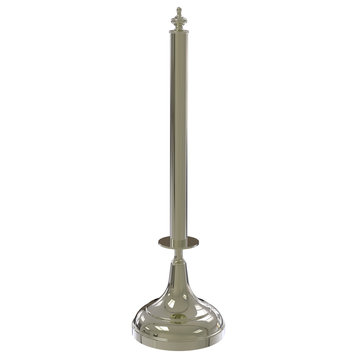 Allied Brass Traditional Counter Top Kitchen Paper Towel Holder, Polished Nickel