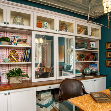 Historic Home Gets a Color LIbrary