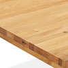 Poly and Bark Festa Dining Table, Oak, 82"