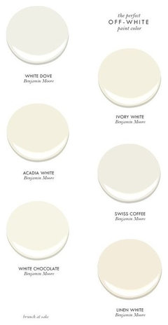 Great color of cream to paint kitchen cabinets to go w/ honey oak trim