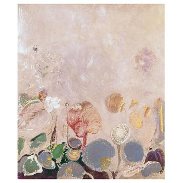 "Flower Field" Digital Paper Print by Odilon Redon, 20"x24"